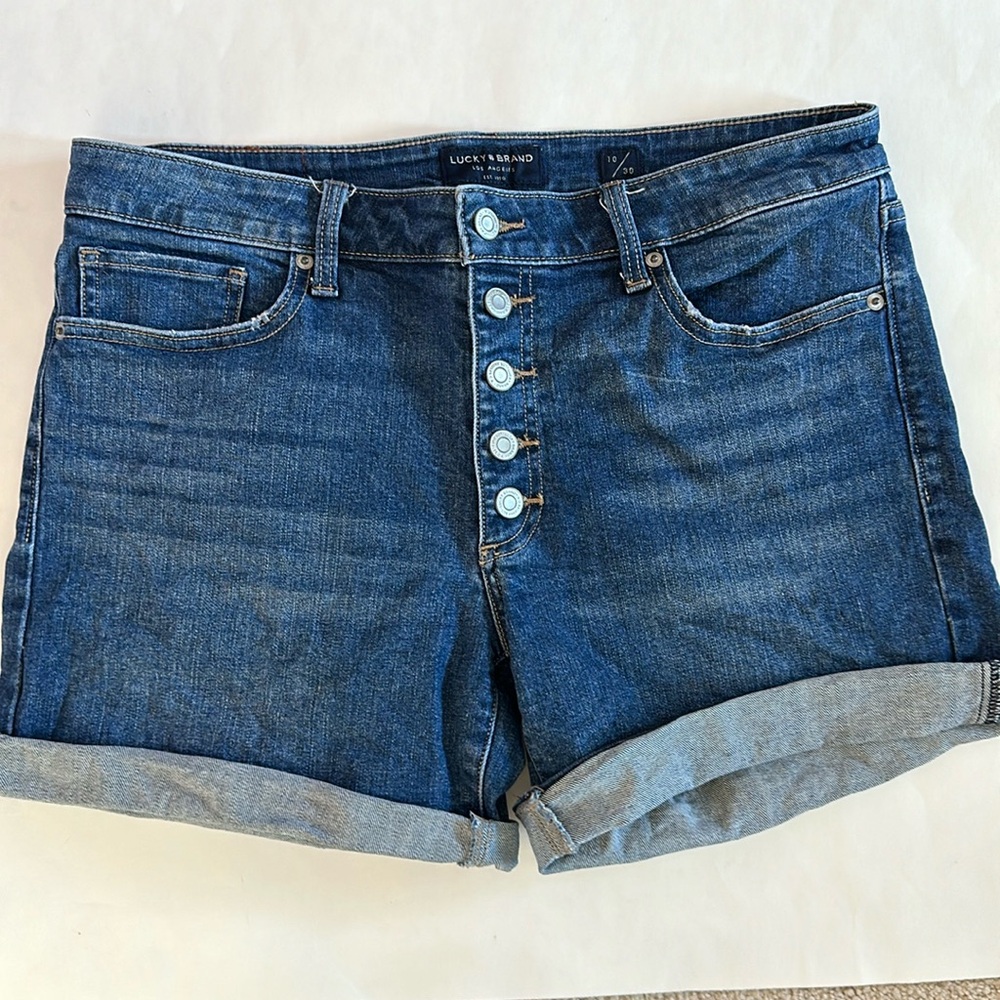 Lucky Brand Blue Jeans Shorts Size 10 / 30 Cotton